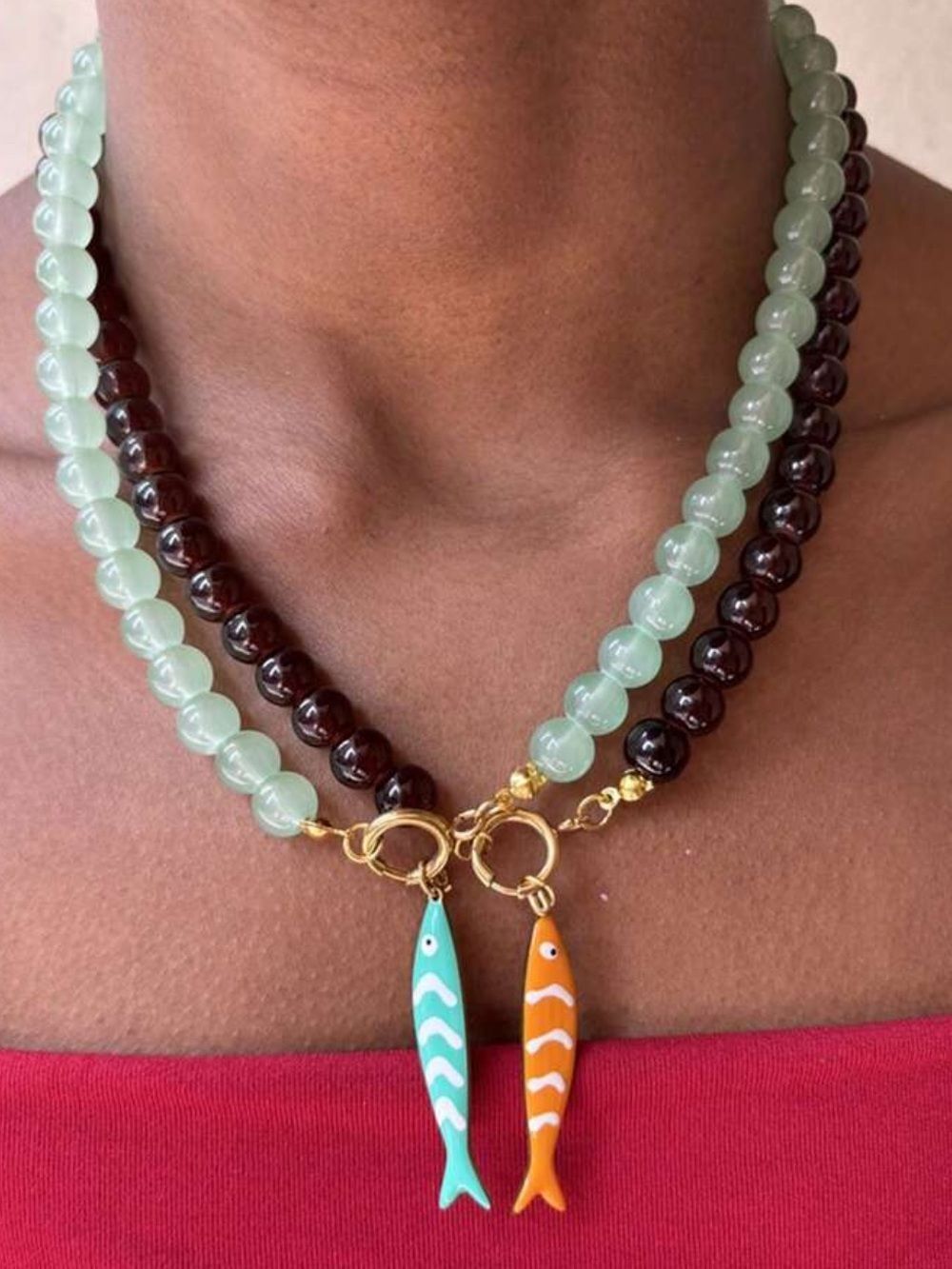 Fish necklace Q1198